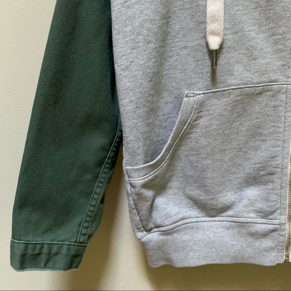 NSF~Gretchen Zip Up Hoodie in Heather Gray - Picture 6 of 14